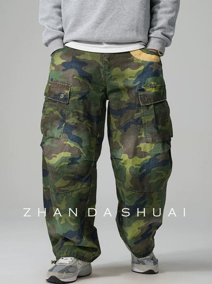 カモフラージュカーゴパンツ