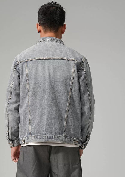 カジュアル レトロ デニムジャケット