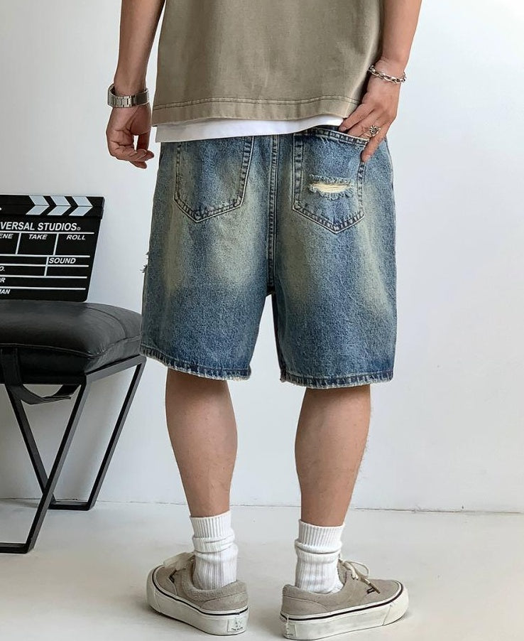 Summer Loose Jean Shorts