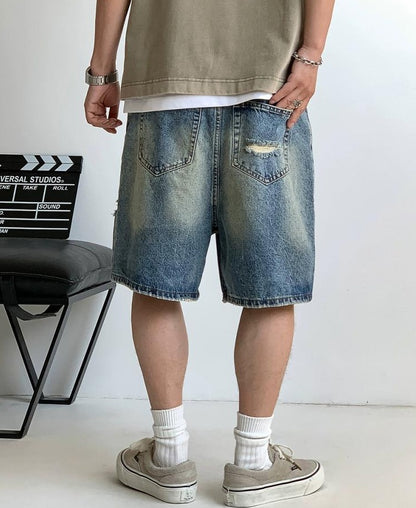 Summer Loose Jean Shorts