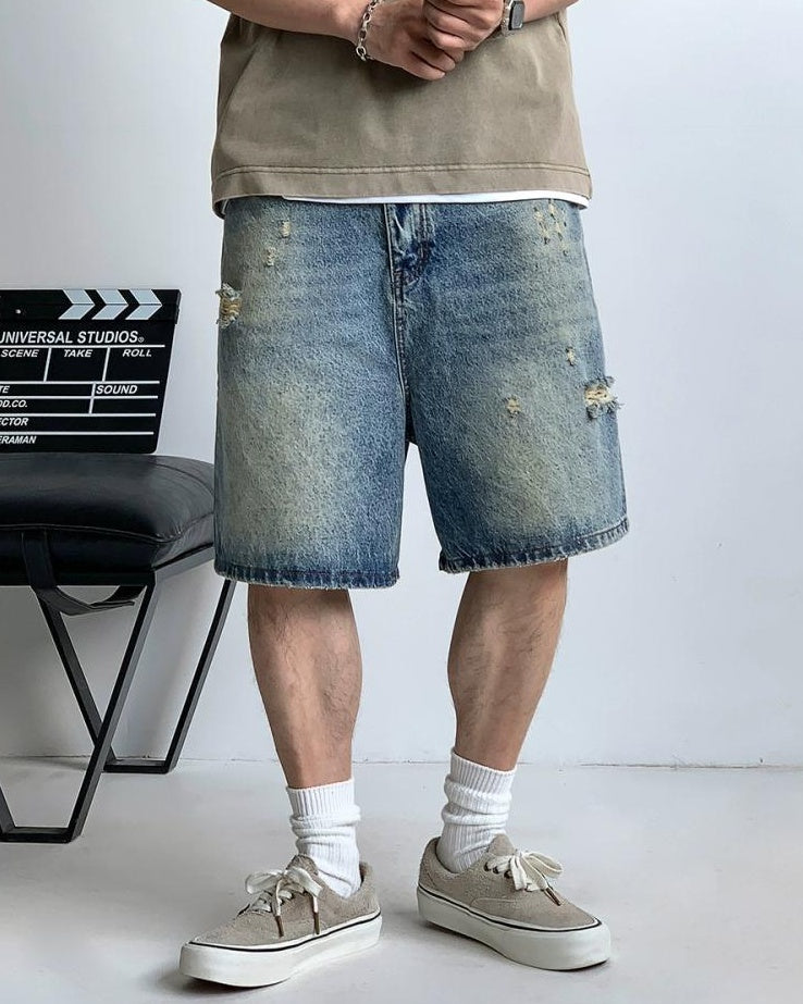 Summer Loose Jean Shorts