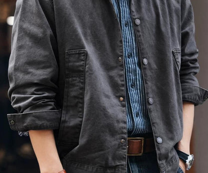 ウォッシュド カジュアル ワークジャケット