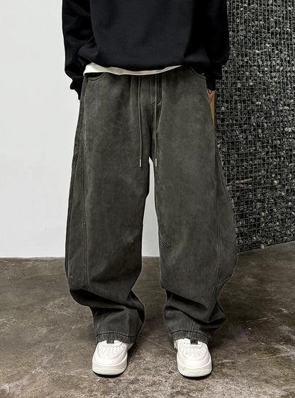 Bar Style Camo Pleated Pants