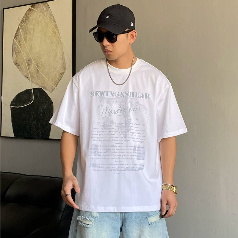 サマー カジュアル ギャングスタ Tシャツ