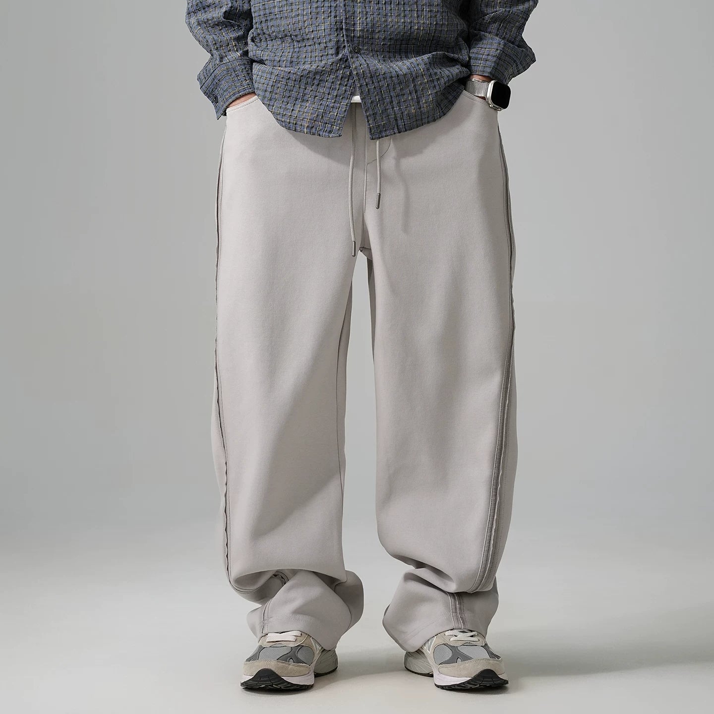 カジュアルルーズスウェットパンツ