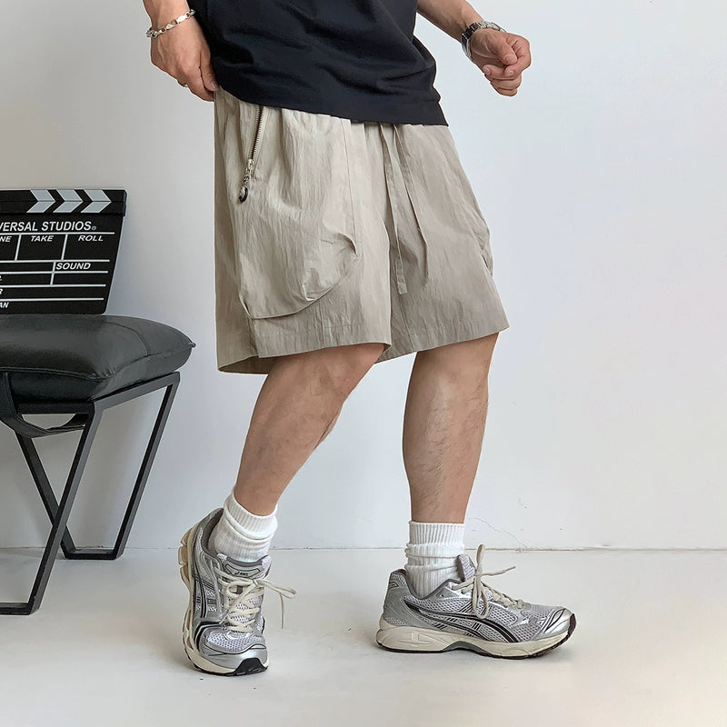 Men's Casual Zipper Shorts