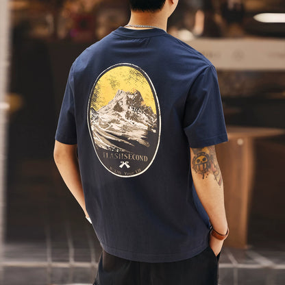 レトロプリントルーズTシャツ