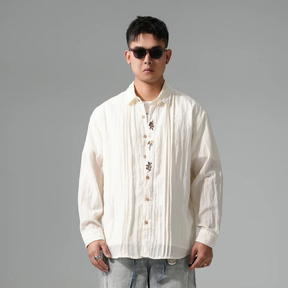 アメリカン・ルーズ・ラペル・シャツ