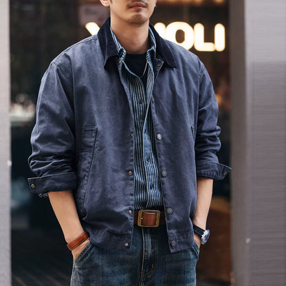 ウォッシュド カジュアル ワークジャケット