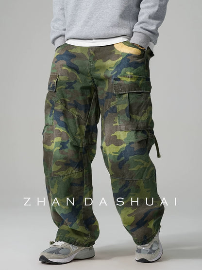 カモフラージュカーゴパンツ