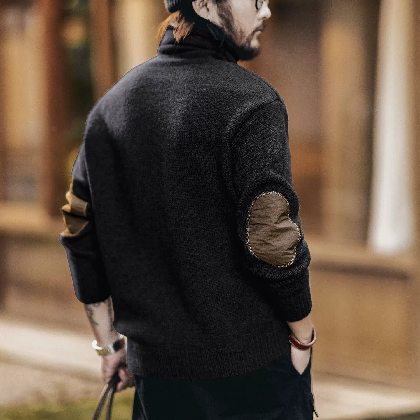 Heavy Knit Turtleneck Sweater