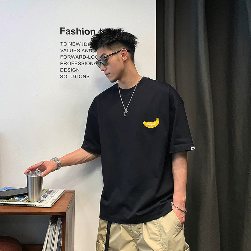 ルーズコットンプラントTシャツ