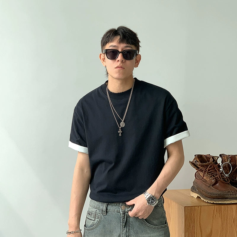 Cotton Casual Short-Sleeve T-Shirt