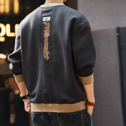 レトロブループリントセーター