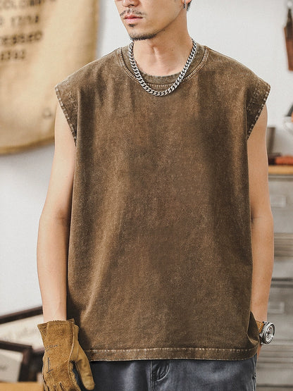 Vintage Sleeveless Workout Tee