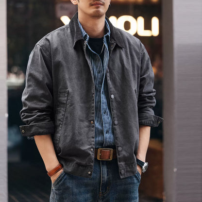 ウォッシュド カジュアル ワークジャケット