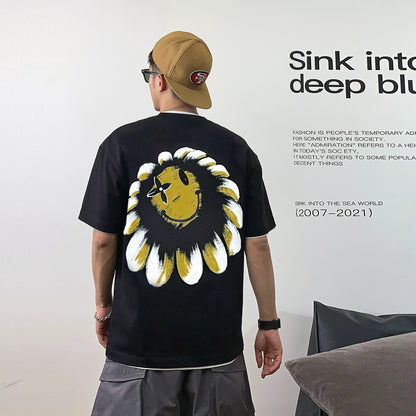 Heavyweight Flower Smiley T-Shirt