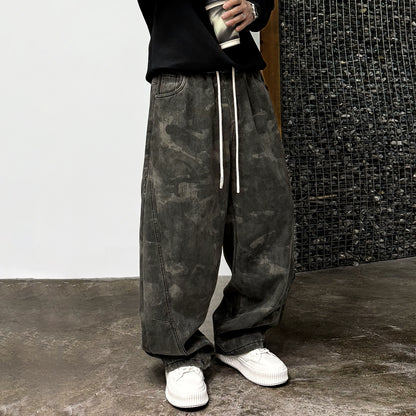 Retro Camouflage Fleece Pants