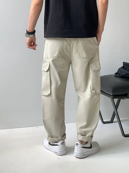 Multi-Pocket Casual Work Pants