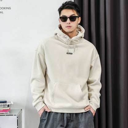 フーデッドフリースプルオーバージャケット