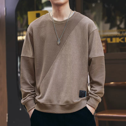 レトロ パッチワーク スウェットシャツ