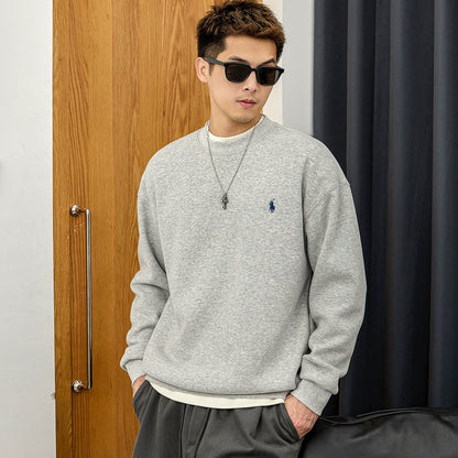 Retro Embroidered Pullover Sweater