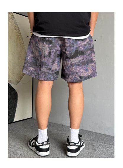 Quick-Dry Camouflage Fitness Shorts