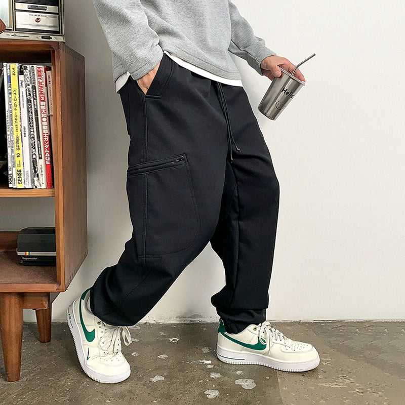 ドローストリング ワイド カジュアル ポケット クロップパンツ 即納】ドローストリング ルーズカジュアルパンツ – Urban X