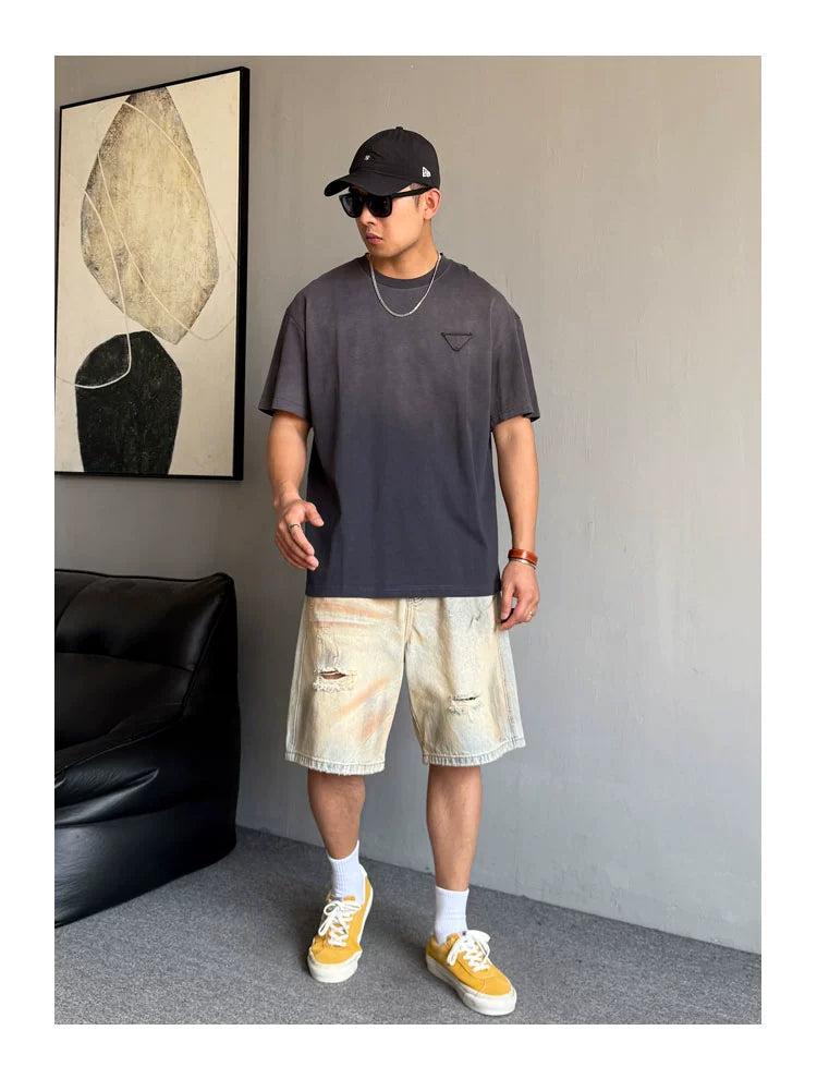 Retro Tie-Dye Oversized Summer Tee