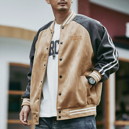 ラグジュアリー カラーブロック ジャケット