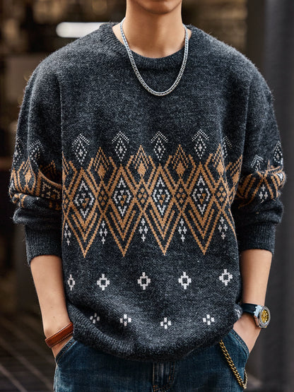 Ethnic Vintage Knit Jumper