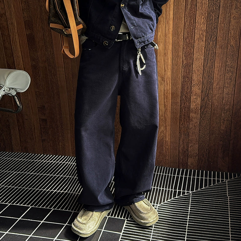 Trendy Blue Casual Pants