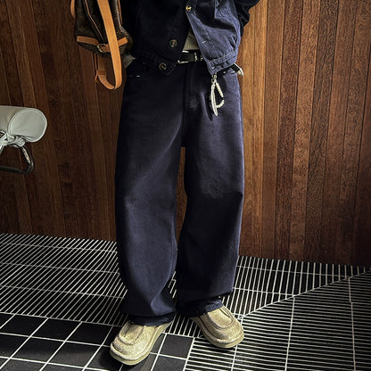 Trendy Blue Casual Pants