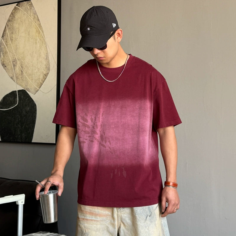Retro Black Casual T-Shirt