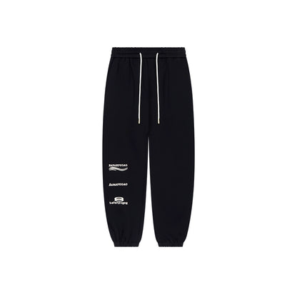 Line Casual Elastic Waist Sweatpants 