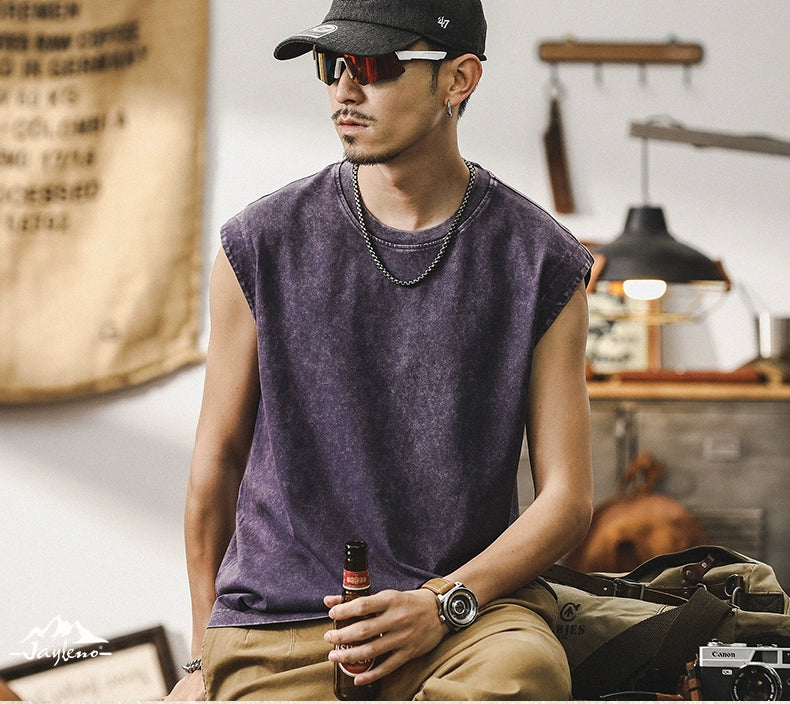 Vintage Sleeveless Workout Tee