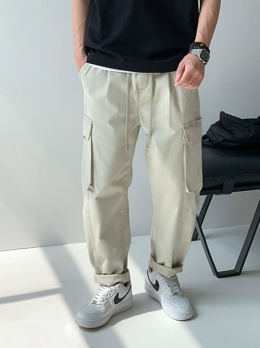 Multi-Pocket Casual Work Pants