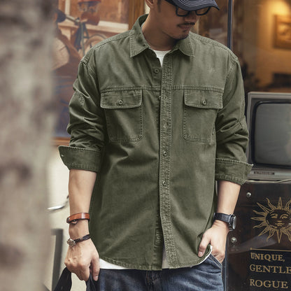 Retro Hunting Denim Shirt