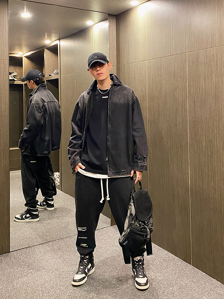 ウォッシュ ドローストリングスウェットパンツ – Urban X
