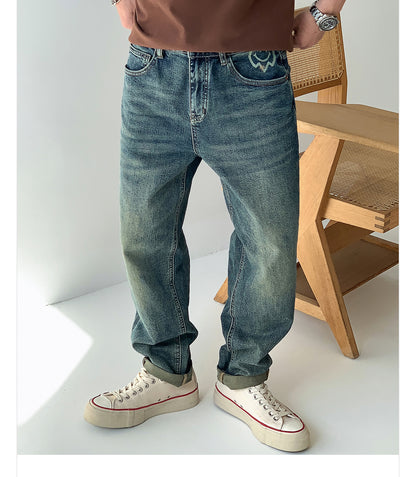 Gangsta High Street Wash Jeans