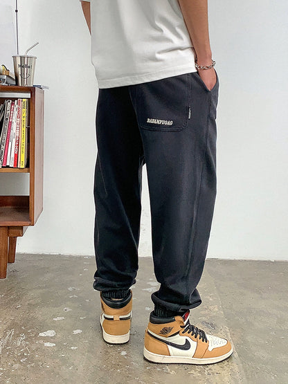 Letter print sweatpants