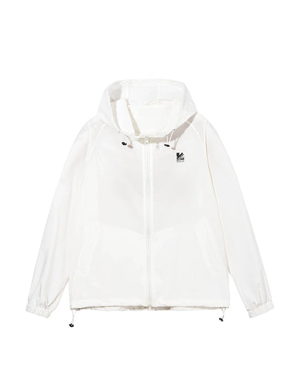 Hooded casual sun jacket 