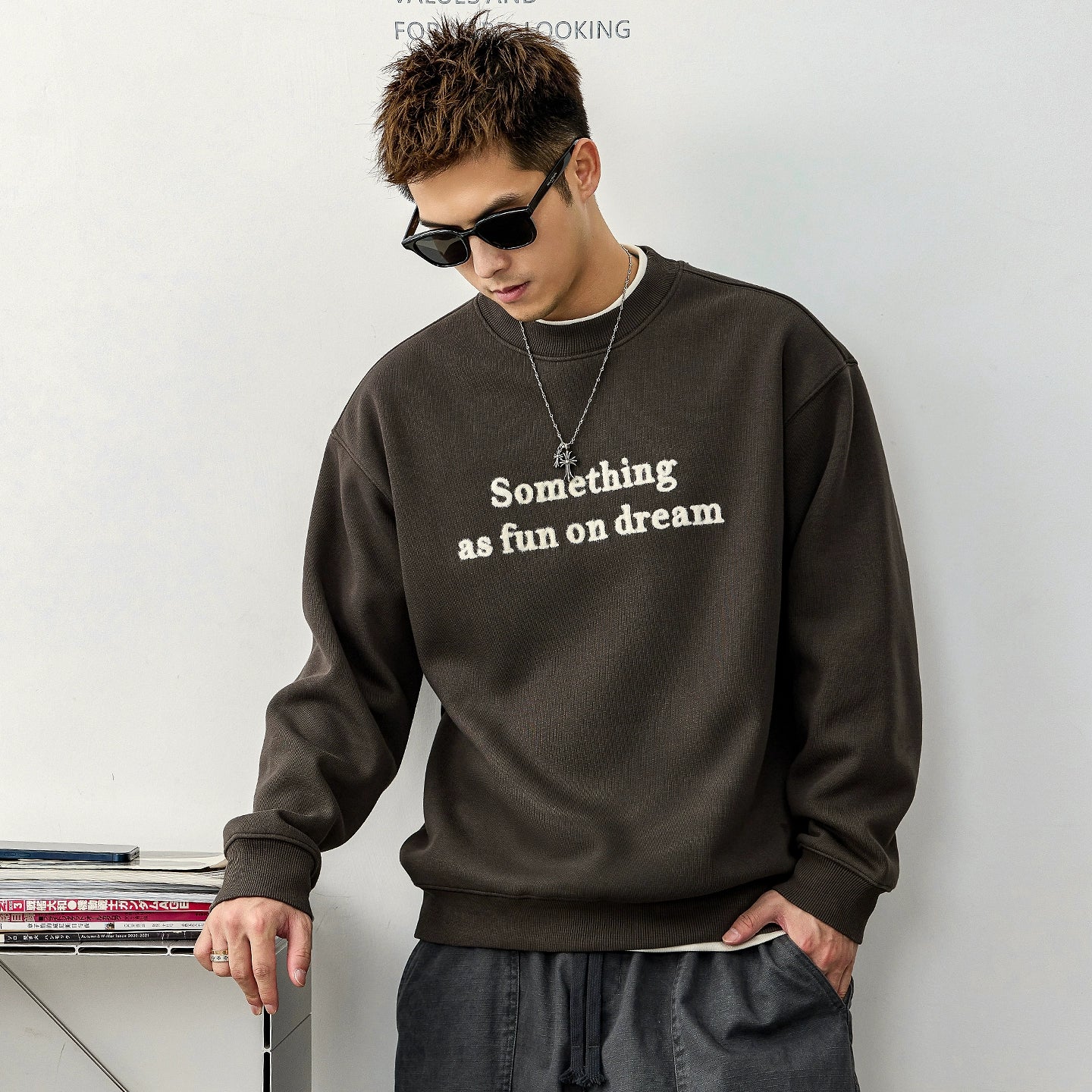 Casual Print Sweater