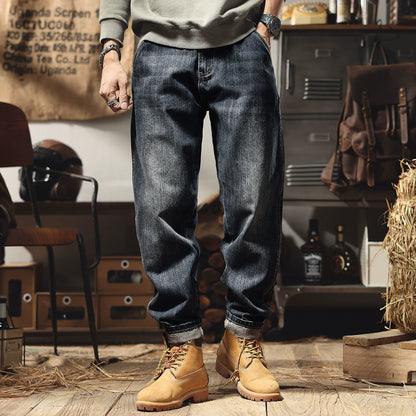 ヴィンテージヘビーウェイトカジュアルジーンズ