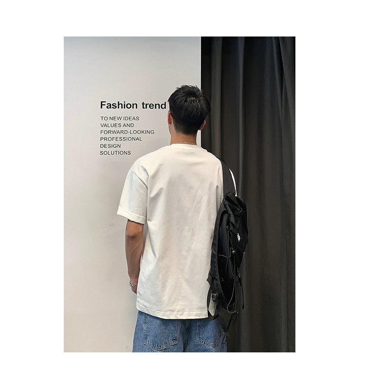 Color Clash Graphic Tee
