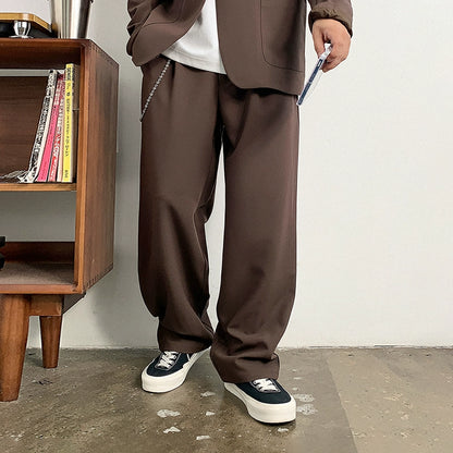 ビッグサイズドレープカジュアルパンツ