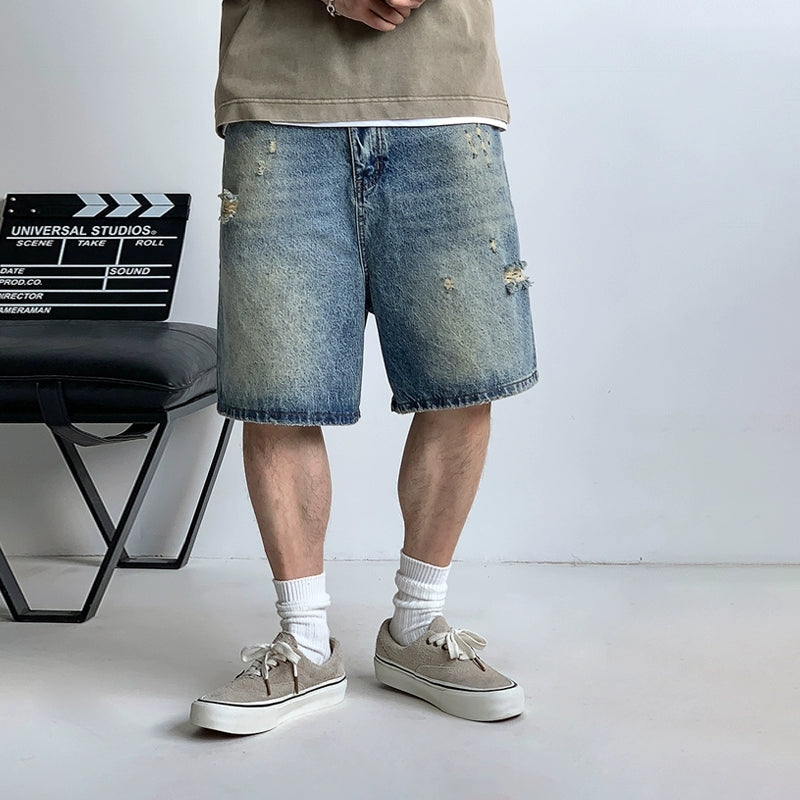 Summer Loose Jean Shorts