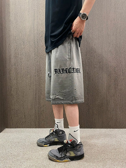 Vintage Embroidered Shorts