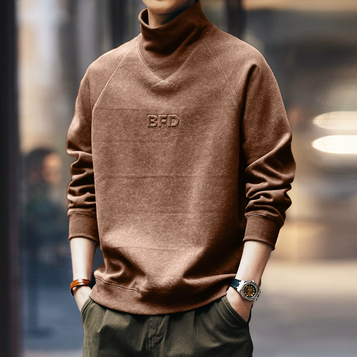 Retro tie-dye sweater shirt