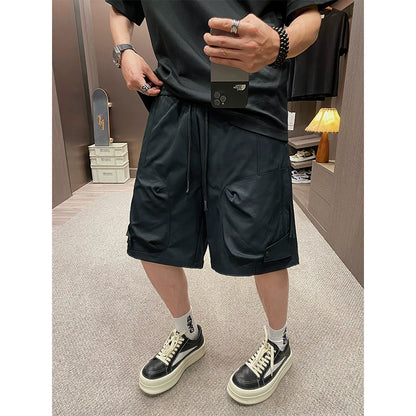 Casual Elastic Waist Shorts